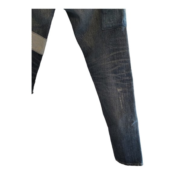 MOUSSY Vintage Laurel Patched Tapered Jeans Size 24 - Picture 11 of 13